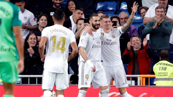 Real Madrid se encarrila con goleada ante Leganés
